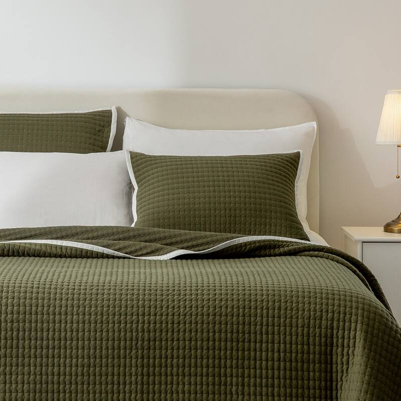 Cotton Reversible 3 Piece Quilt Set