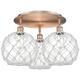 Option Antique Copper / Clear Glass with White Rope