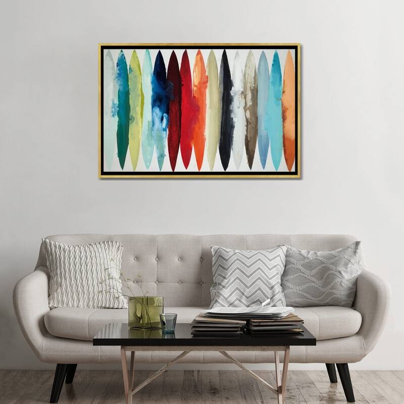 iCanvas "Even Flow" by Randy Hibberd Framed Canvas Print