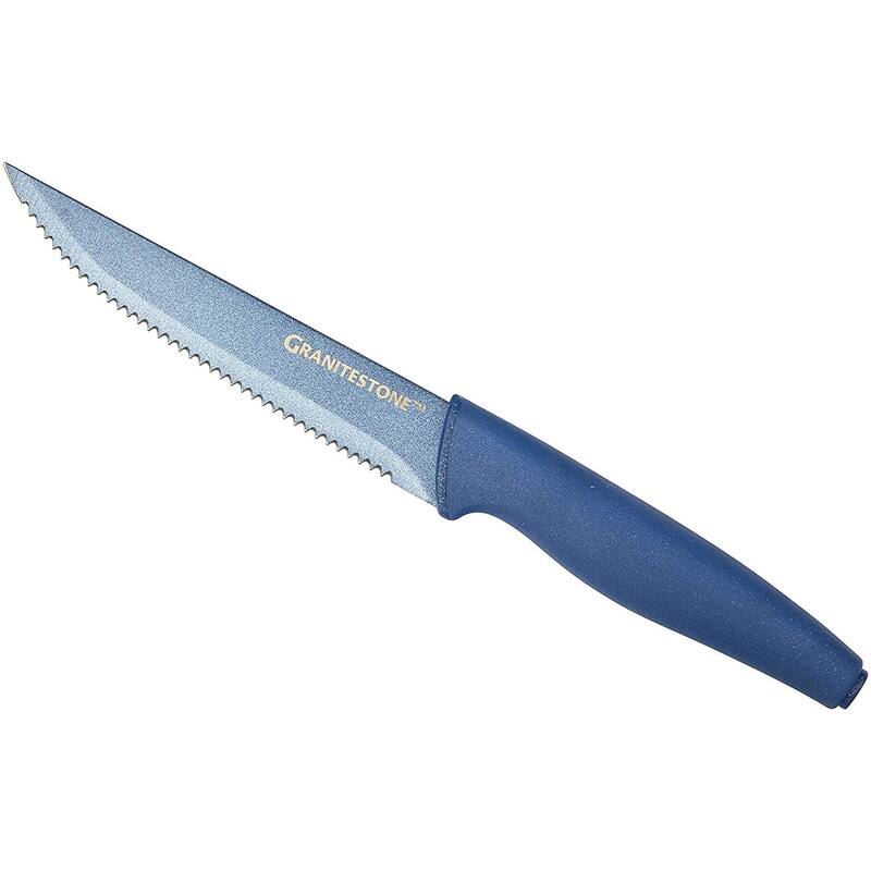 Granitestone NutriBlade Green 6 Piece Nonstick Serrated Steak Knife Set