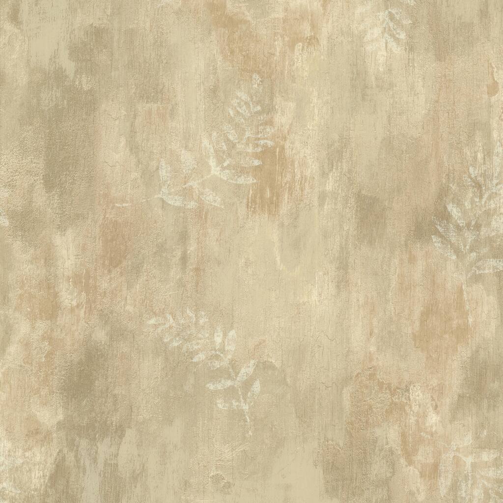 Botanical Sall Fern Cottage Sky Leaf Toss 33' L X 20.5 W Wallpaper Roll