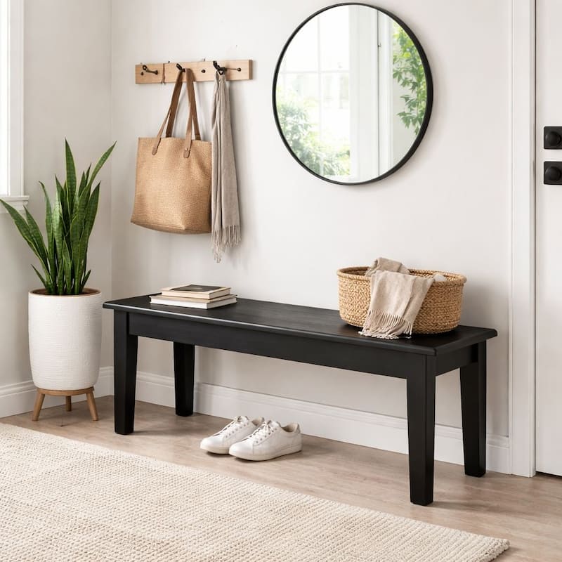 Shaker Style Solid Wood Dining Bench