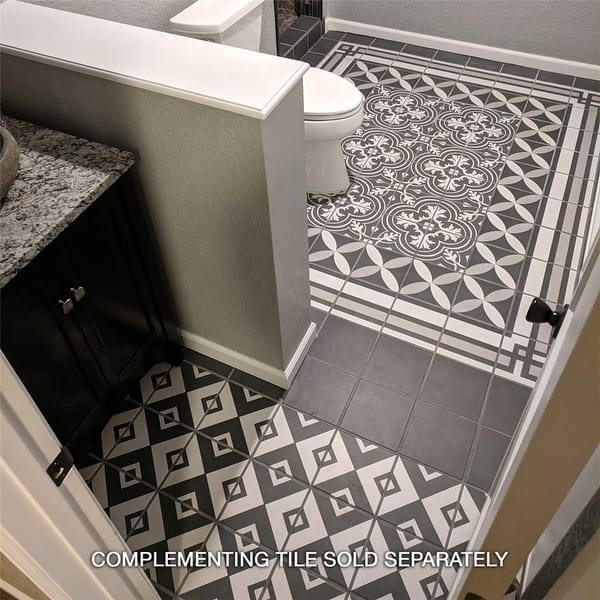 Somertile 7 75x7 75 Inch Thirties Frame Ceramic Floor And Wall Tile 25 Tiles 11 Sqft Overstock 9183112