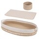 preview thumbnail 8 of 6, Handmade Woven Baby Changing Basket with Mattress Pad