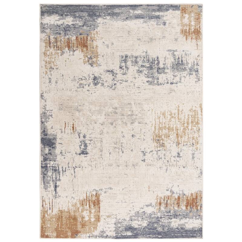 Alora Decor Sage Abstract Wool Area Rug - 9' x 12' - Ivory