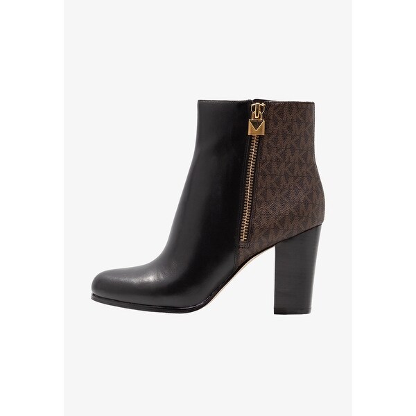 michael michael kors margaret leather booties