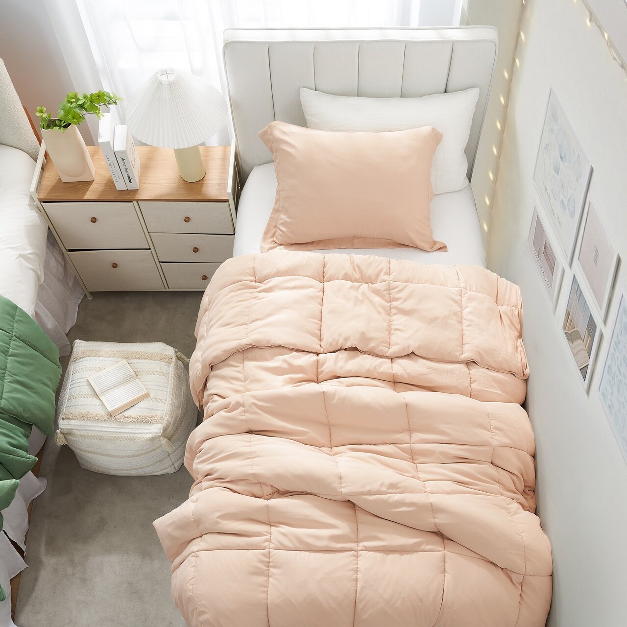 Hot Days Cool Nights - Coma Inducer Oversized Comforter Set - Apricot
