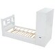 preview thumbnail 23 of 25, Twin Size Platform Bed with Storage Headboard and Footboard, Pull Out Shelves and Twin Size Trundle