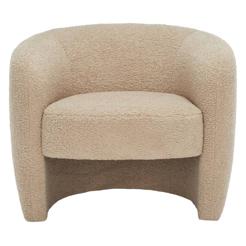SAFAVIEH Couture Sangita Barrel Back Accent Chair - 35" W x 31" D x 30" H - 35Wx31Dx30H