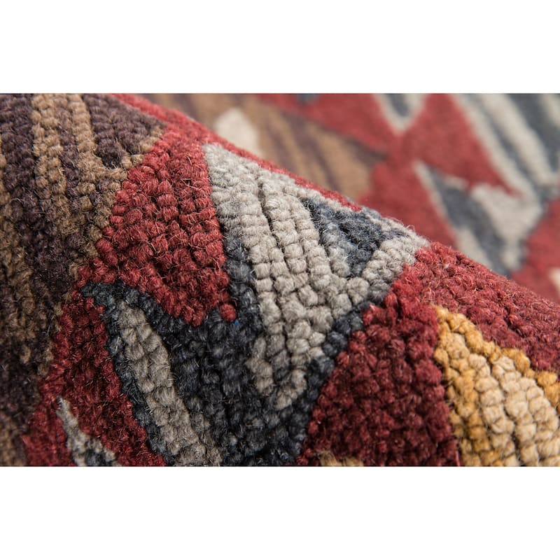Momeni Tangier Hand Tufted Wool Geometric Area Rug
