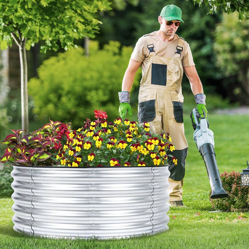 Aoodor Metal Raised Garden Bed