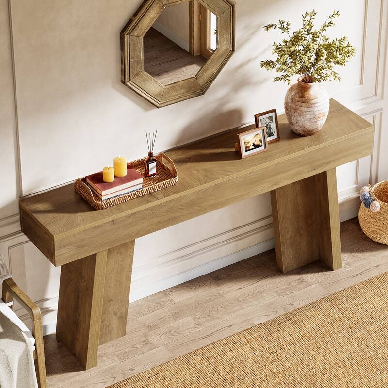 70.9-Inch Farmhouse Long Console Table or Living Room