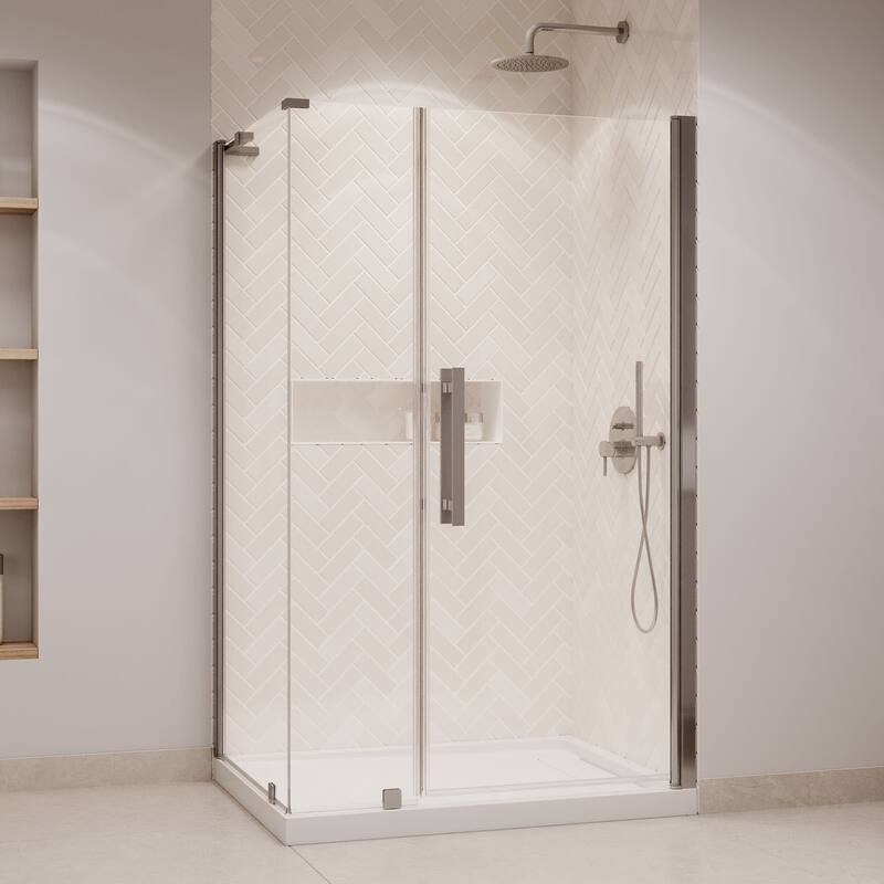 Ove Decors 15SKS-PASA48 Pasadena 74-3/4" High x 48" Wide x 36" Deep - Satin Nickel