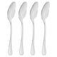 preview thumbnail 1 of 3, 4 Piece Stainless Steel Teaspoon Set