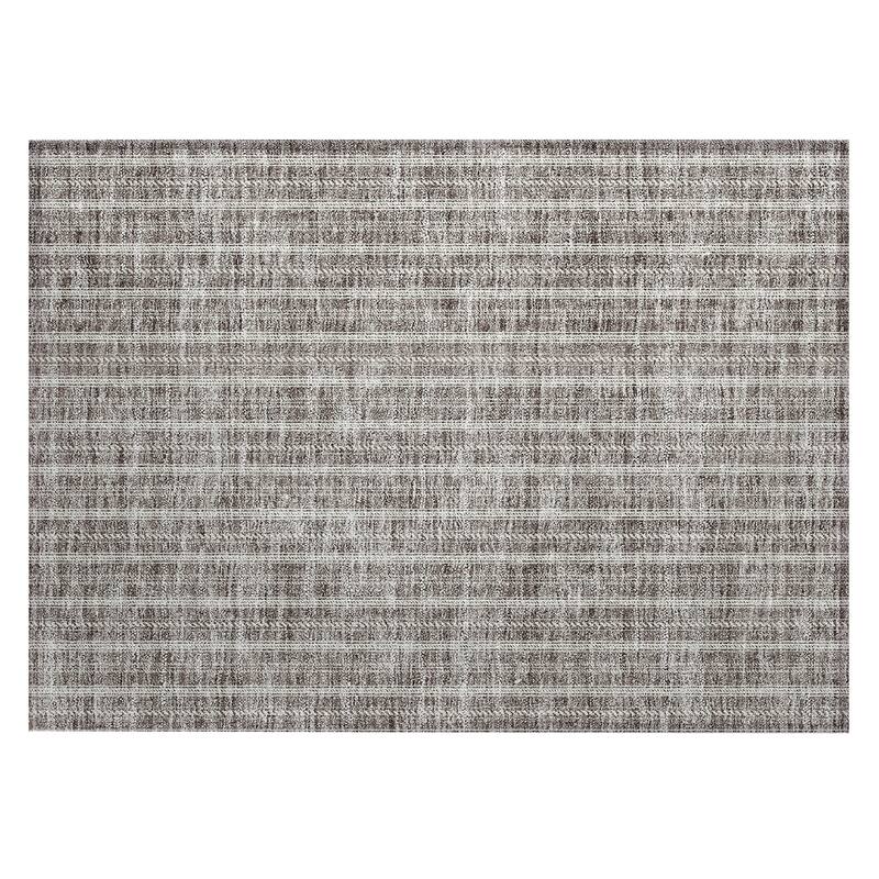 Machine Washable Indoor/ Outdoor Chantille Stripe Twist Rug