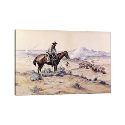 iCanvas "The Trail Boss" by Charles Marion Russell Canvas Print