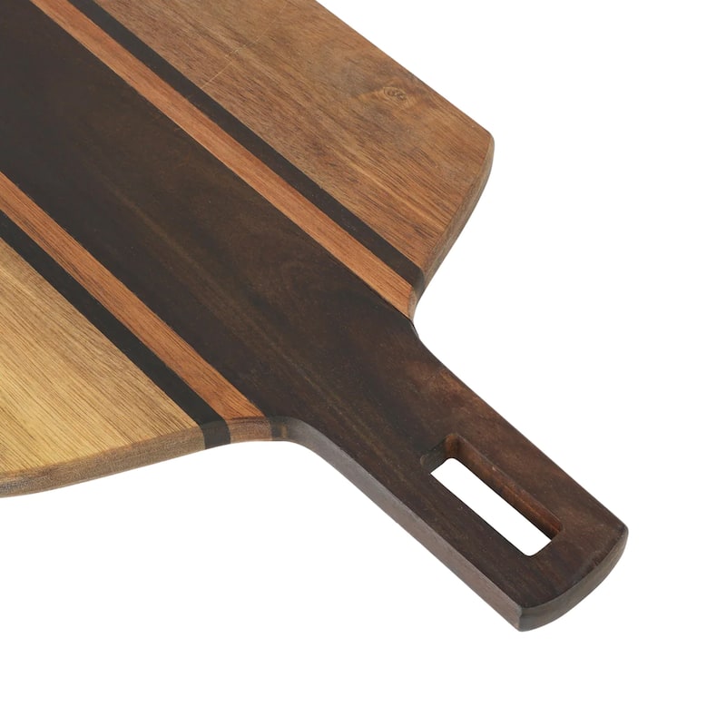 Kenmore San Ysidro 26.5 x 10 Inch Acacia Wood Rectangle Cutting Board in Brown