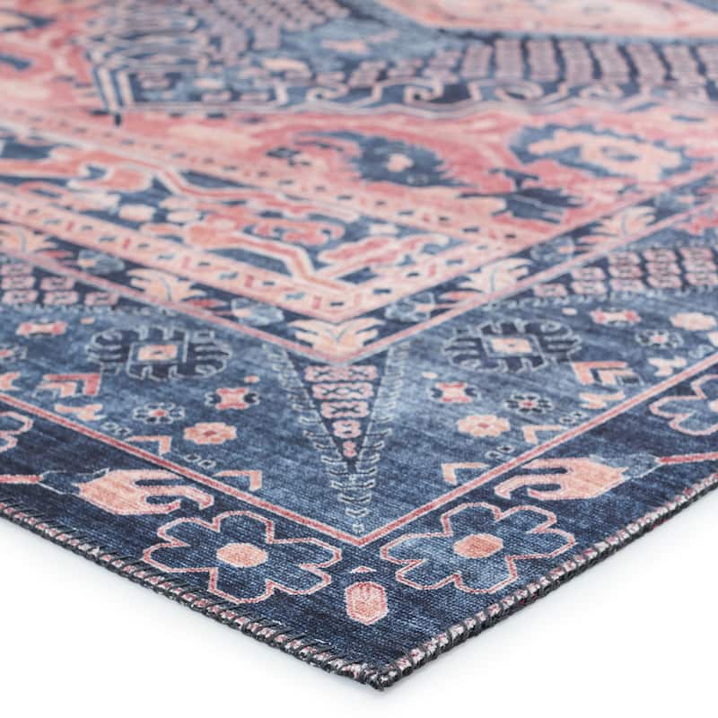 Issa Machine Washable Medallion Area Rug