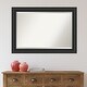 preview thumbnail 16 of 31, Beveled Bathroom Wall Mirror - Shipwreck Black Frame