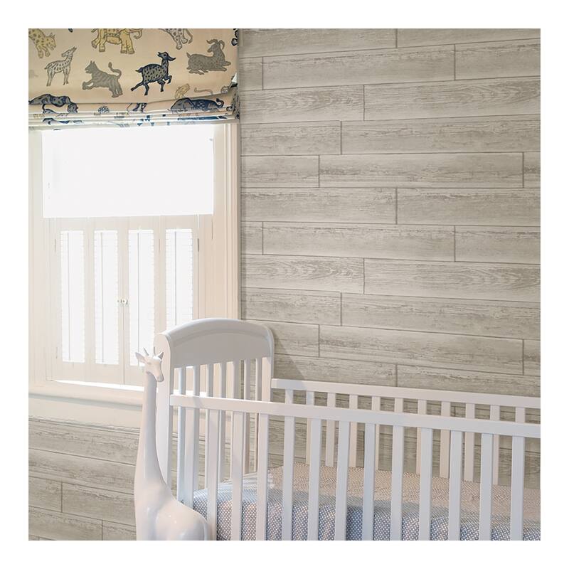 NuWallpaper Serene Cream Peel & Stick Wallpaper - 216in x 20.5in x 0.025in