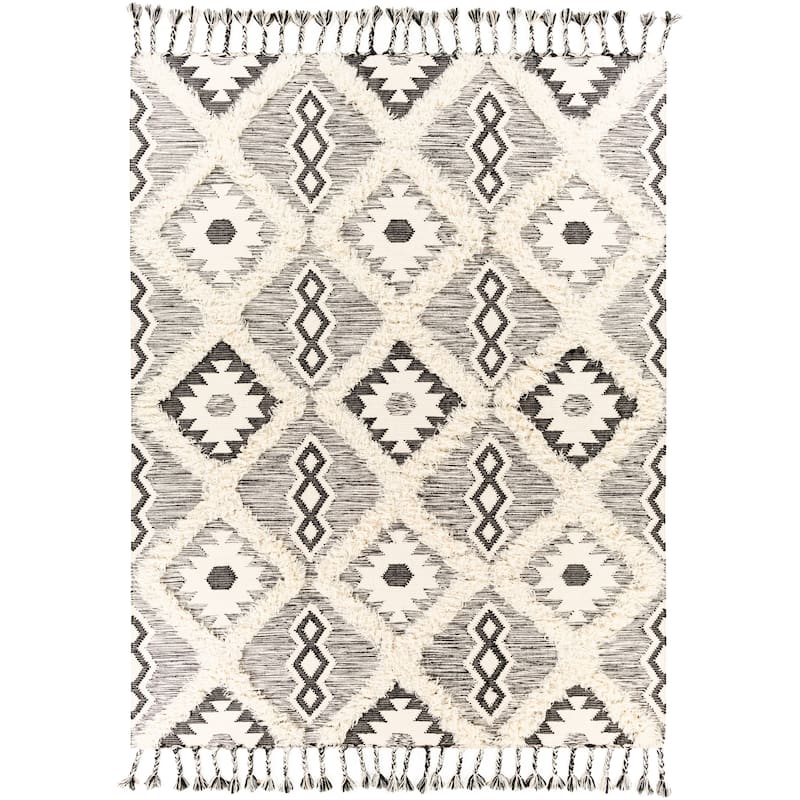 Artistic Weavers Topanga Handmade Wool Scandinavian Tassel Area Rug