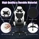 preview thumbnail 21 of 56, Costway Massage Gaming Chair Reclining Racing Office Computer Chair