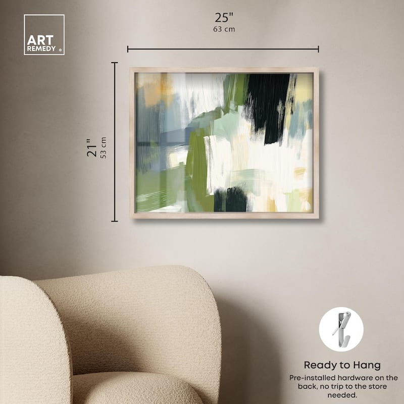 Moss Layers I Shadowbox by Art Remedy
