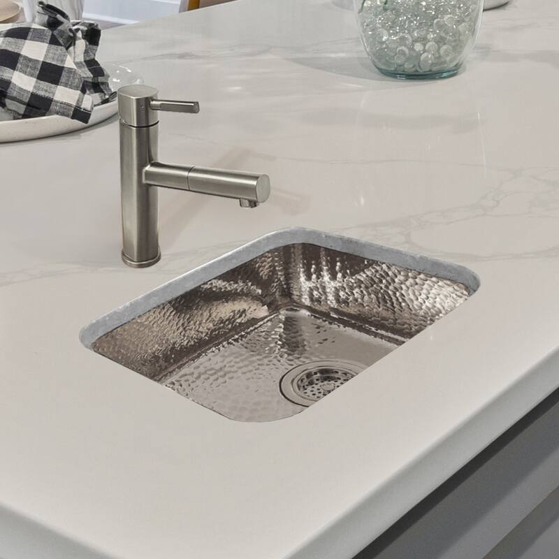 Whitehaus Entertainment/Prep 13-5/8" Single Basin Undermount Kitchen