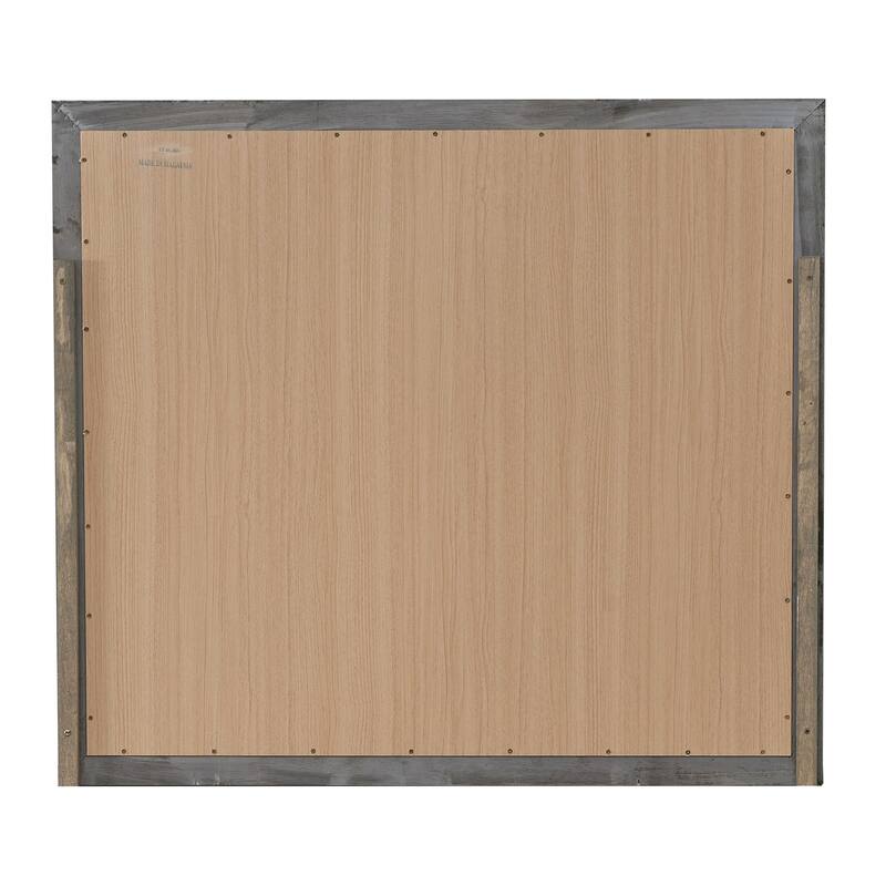 Rectangular Framed Dresser Wall Mirror - 39" - Gray