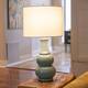 Copper Grove Arans Table Lamp with Off-white Drum Shade (26.5)