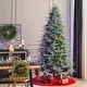 preview thumbnail 5 of 57, Glitzhome 7.5ft/9ft/11ft Pre-Lit Green Full Fir Artificial Christmas Tree with 1800/2450/3200 LEDs Simple Setup