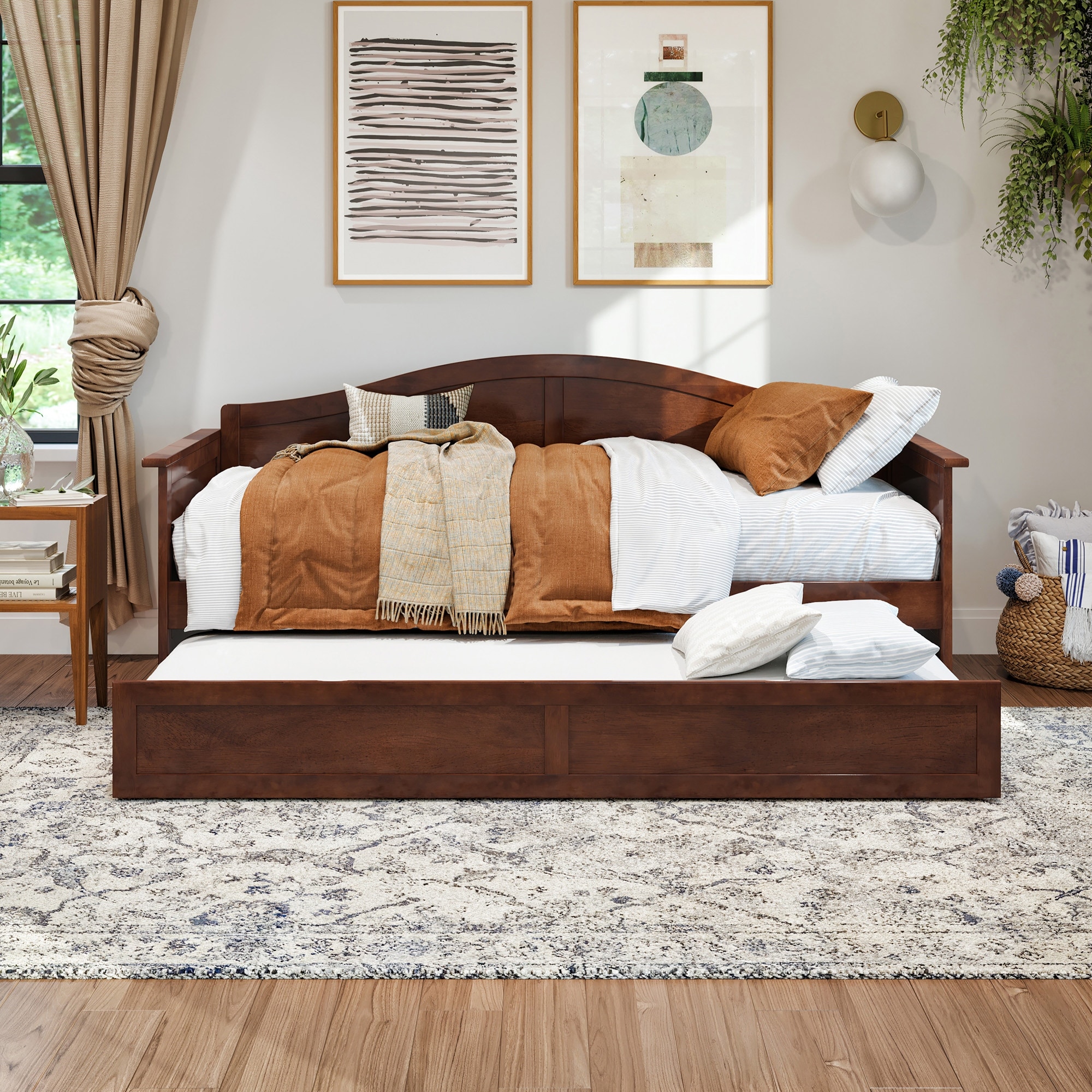 AFI Acadia Twin Size Daybed with Twin Trundle