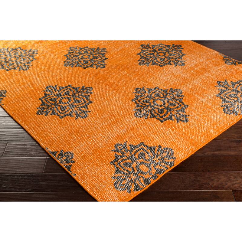 Crediton Hand-knotted Contemporary Wool Area Rug