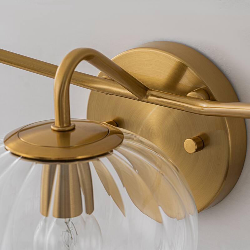 23 in. Modern Bathroom Vanity Light Glass Wall Sconce