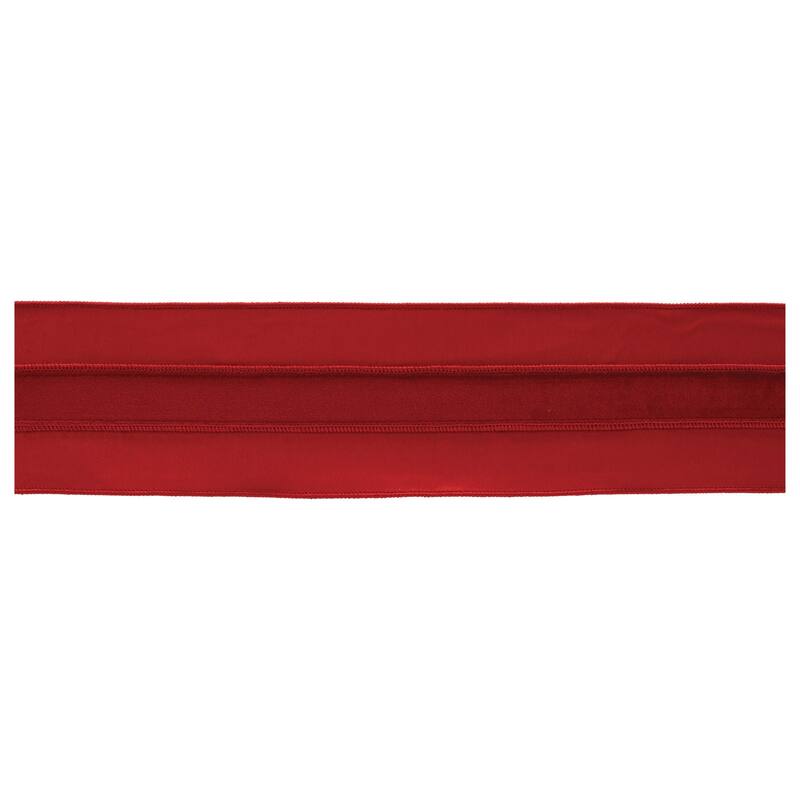 Red Wired Ribbon (Set of 2) - N/A