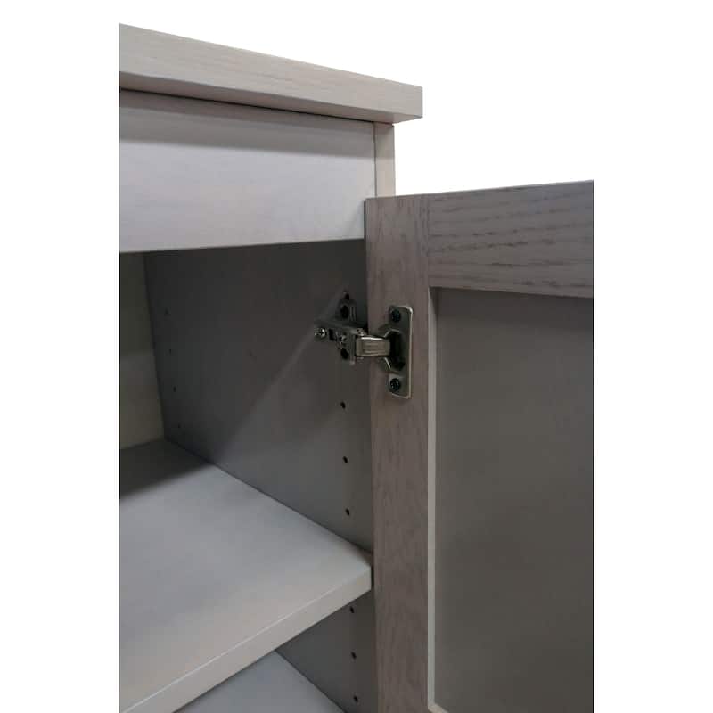 Concepts in Wood Storage Cabinet, 72 inch with 5 Shelves