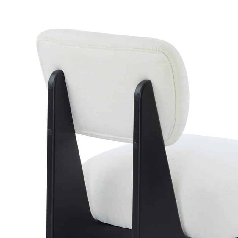 Design-inspired Polyester Upholstery Accent Lounge Chair with Wood Base,Set of 2
