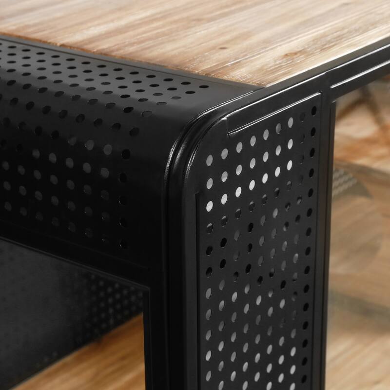 Anmytek 55.12" Spacious Cat House Tempered Glass Indoor Cat Furniture Living Room Pet House