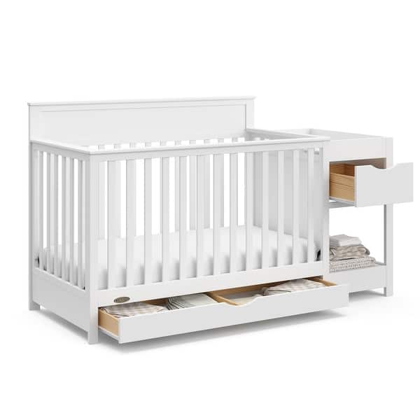 slide 2 of 26, Graco Shiloh Convertible Crib & Changer White