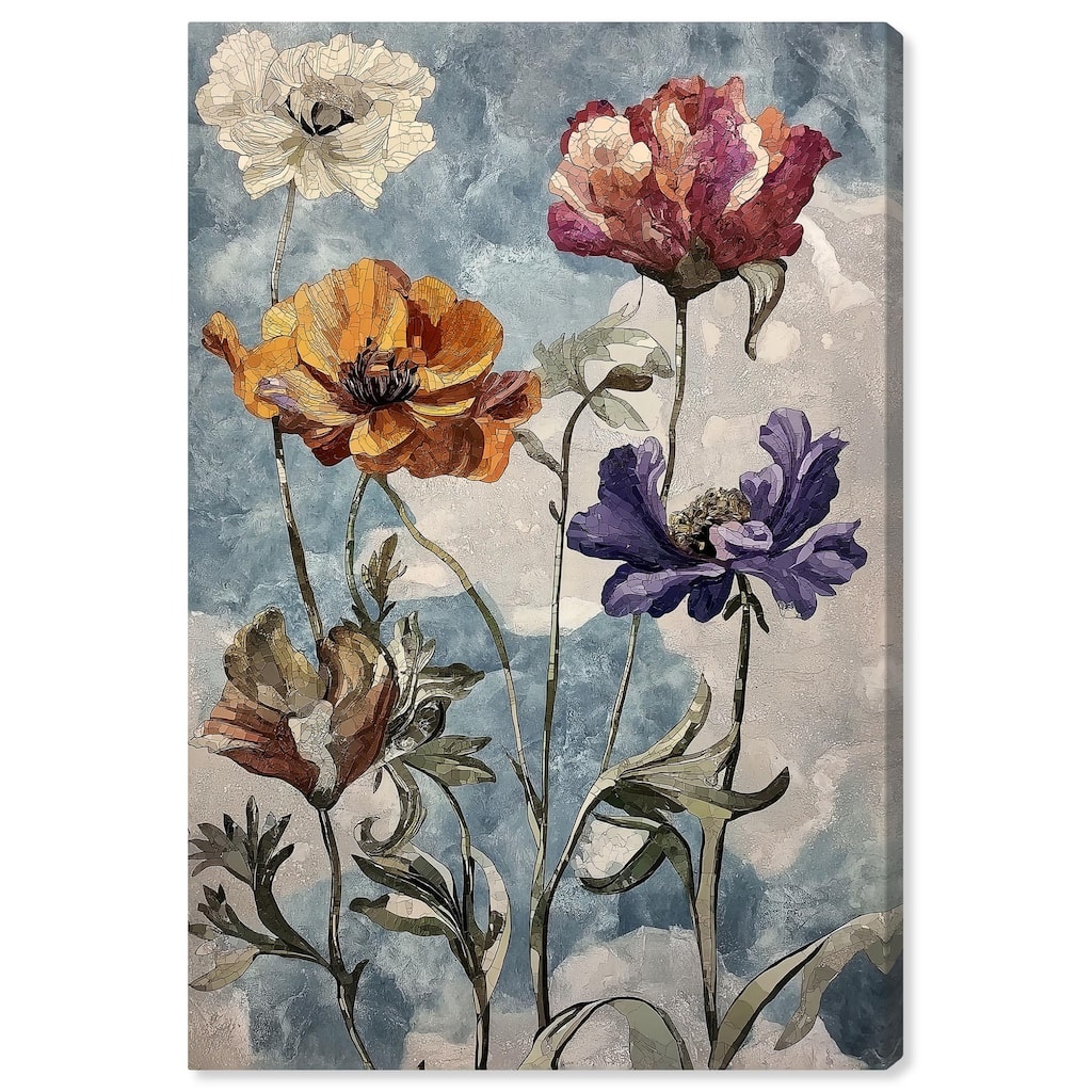 Hued Blossom II Canvas by Art Remedy, Gallery Wrapped