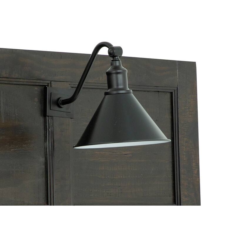 Magnussen Home Westley Falls Graphite Lamp Panel Bed