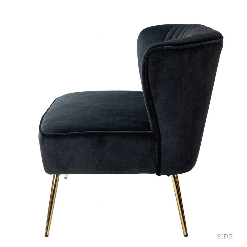 Delicia 3 Piece Living Room Set with Golden Legs by HULALA HOME