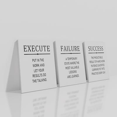 Inspirational Canvas Wall Art 3 Pieces