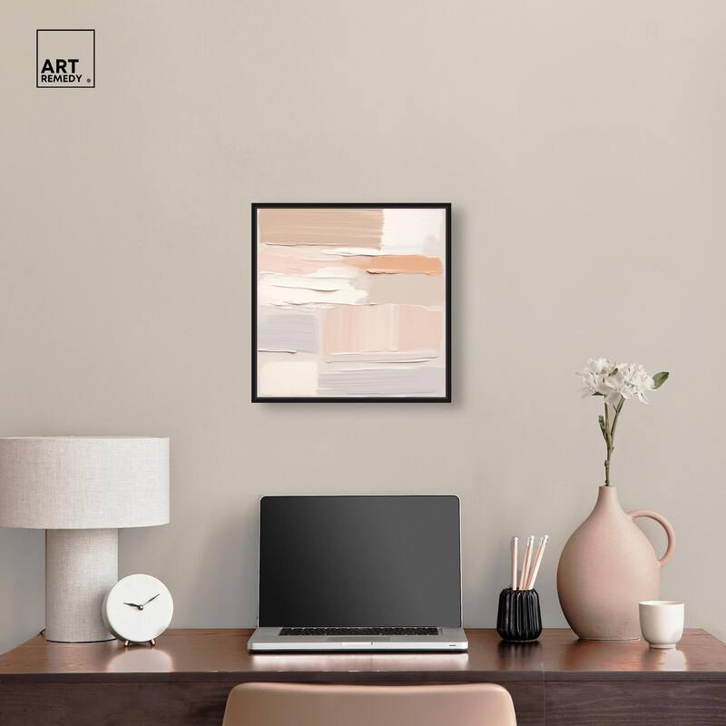 Roseate Cream Tones III Canvas by Art Remedy