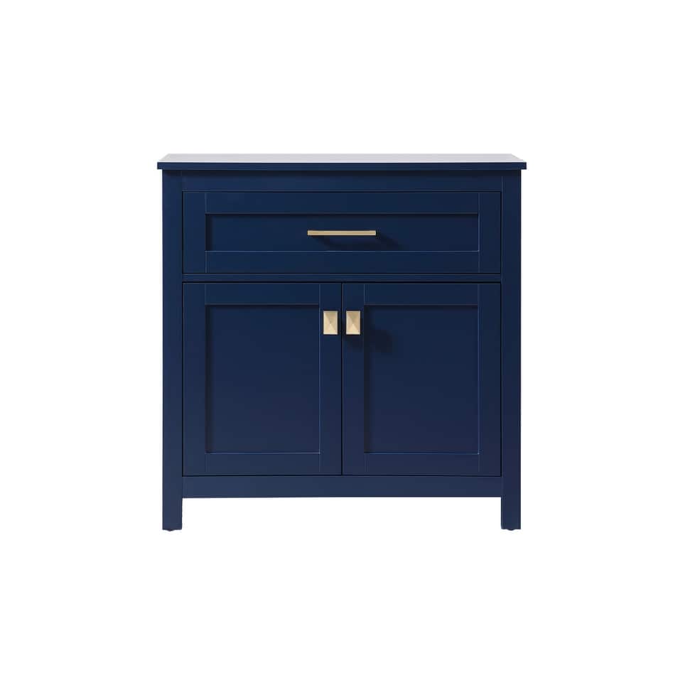 Indigo Home 30 Inch Bathroom Storage Freestanding Cabinet - 30 x 16