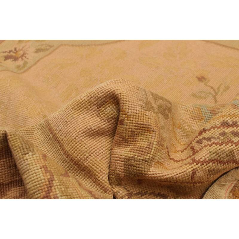 ECARPETGALLERY Flat-Weave Dynasty Beige Cotton Tapestry Kilim - 2'11 x 4'8