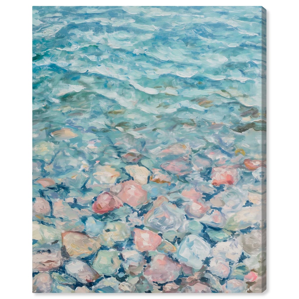 Turquoise Dream Canvas by Art Remedy, Gallery Wrapped