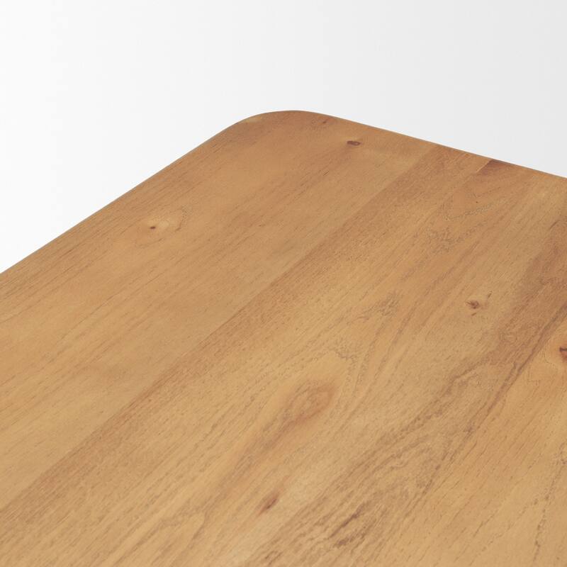 Suvan 72" Medium Brown Rectangular Solid Wood Table