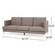 preview thumbnail 19 of 19, Cason Modern 3-Seater Fabric Sofa by Christopher Knight Home - 87.75" W x 34.50" D x 35.25" H