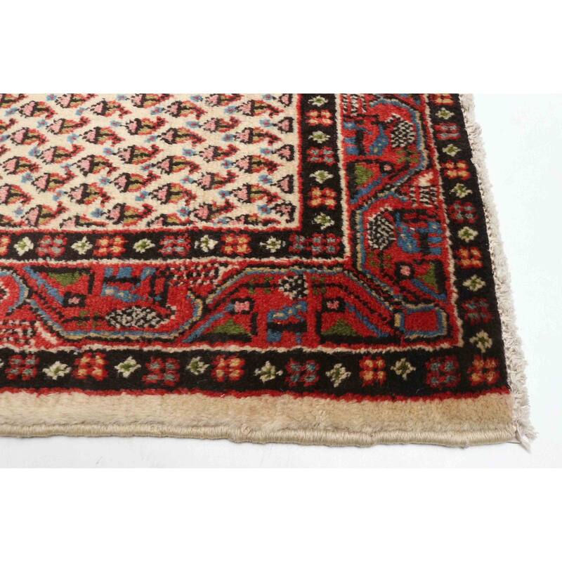 ECARPETGALLERY Hand-knotted Andelz Cream Wool Rug - 3'5 x 4'11